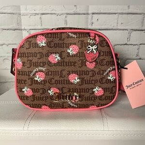 NWT Juicy Couture Strawberry Print Crossbody Bag